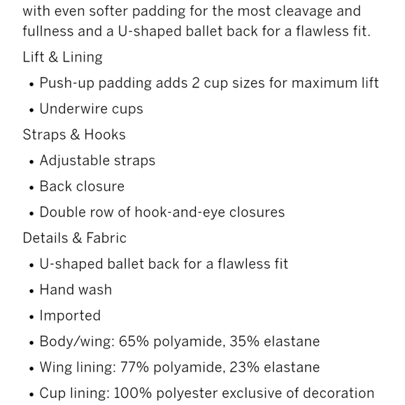 Victoria's secret MAJOR pushup 34B - Picture 3 of 5